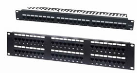 Unshielded Copper Patch Panel, Loaded